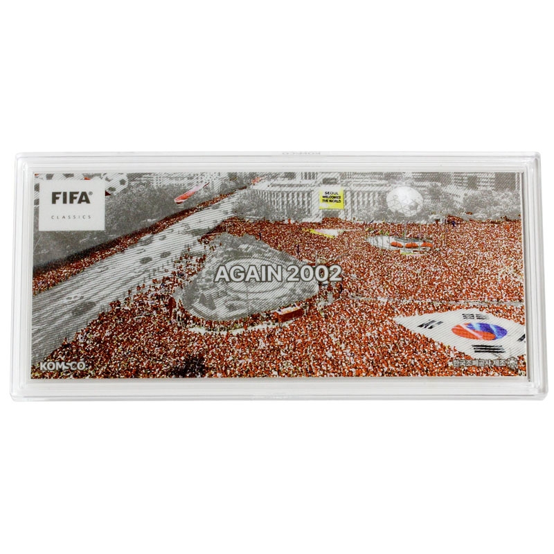 [위탁판매] 2022 대한민국 '2002년 월드컵 20주년' 기념 지폐형 은메달 10g (2303427)